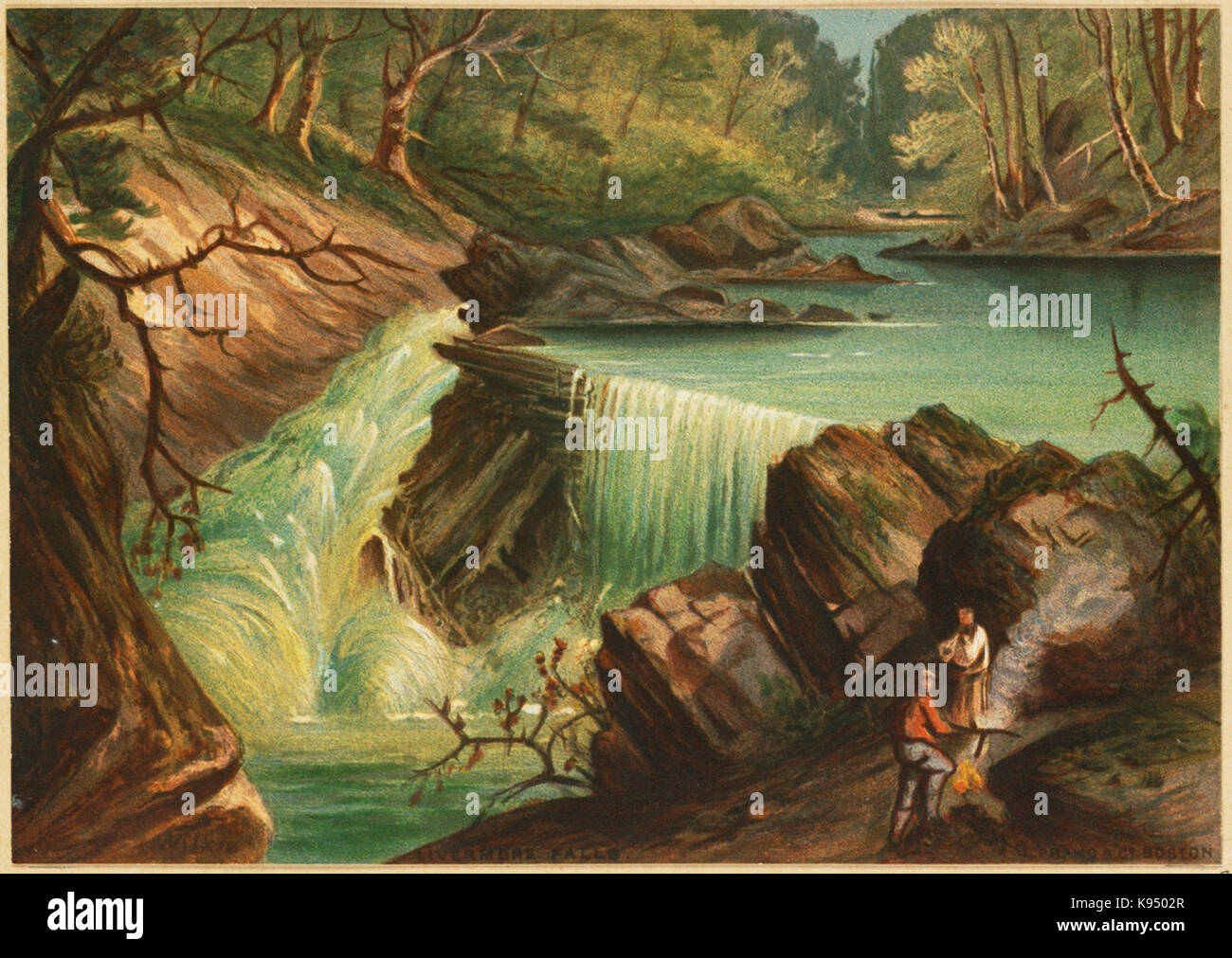 Livermore falls map hires stock photography and images Alamy