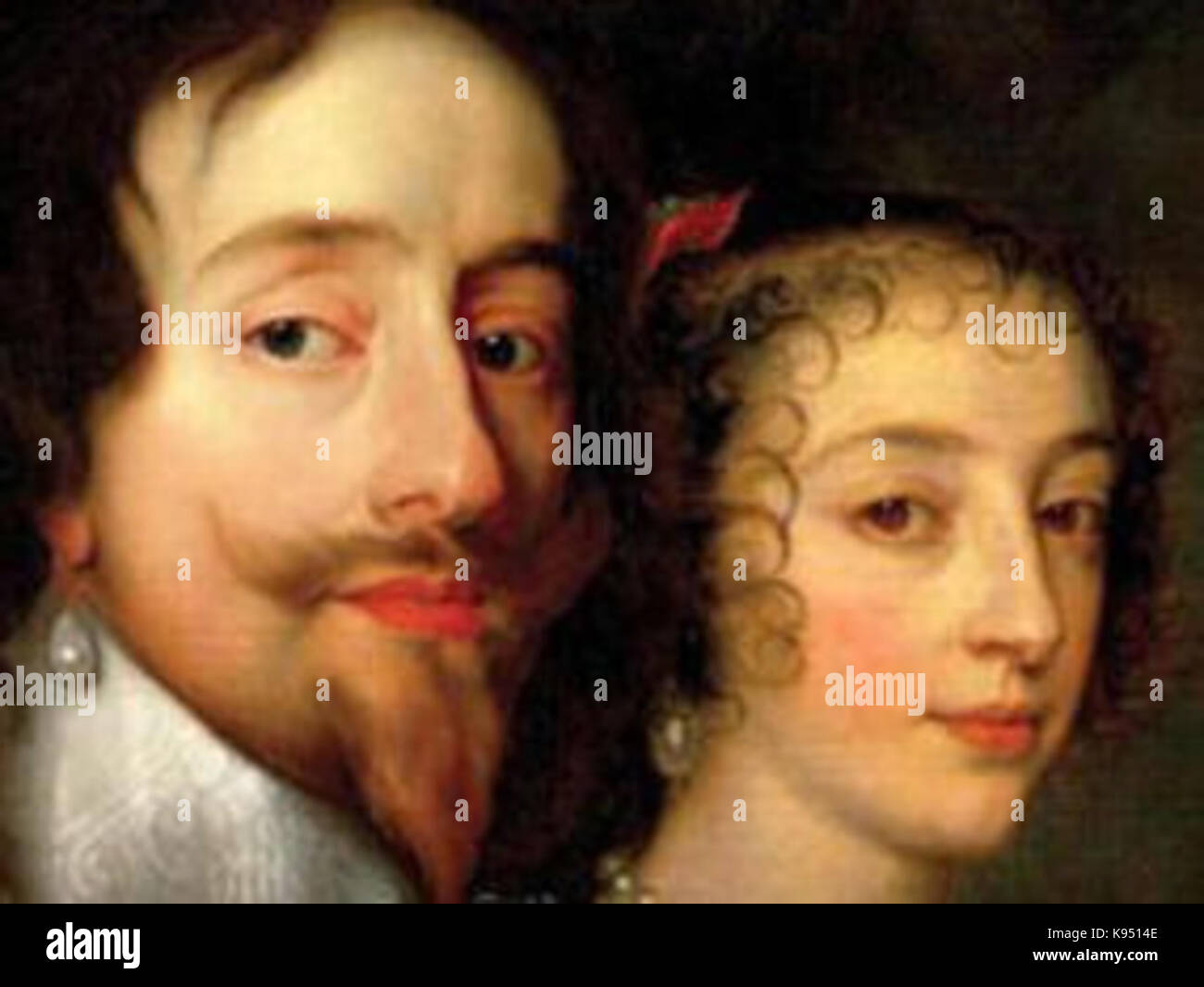 King Charles 1 and Queen Henrietta Maria Stock Photo 160535886 Alamy