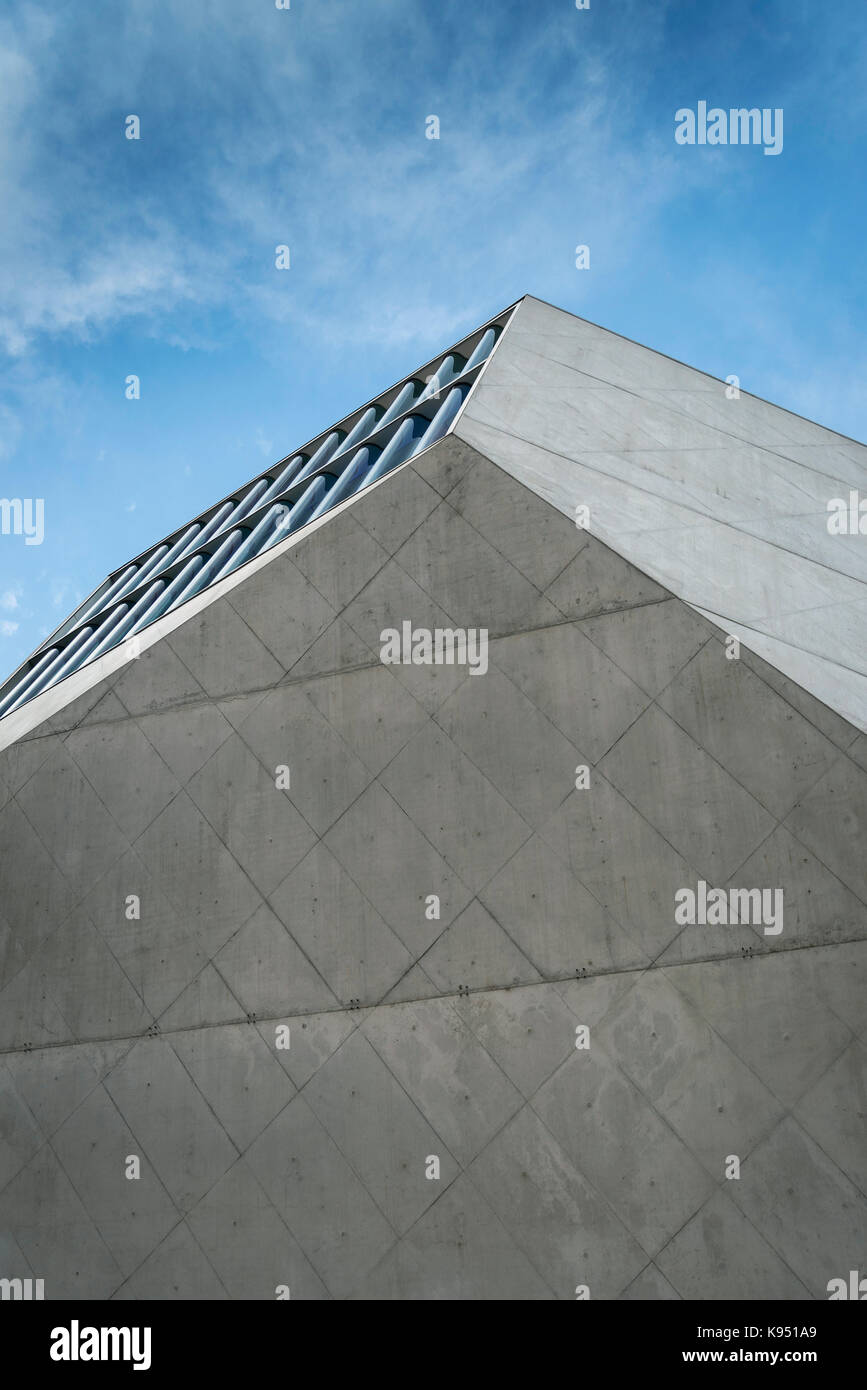 casa da musica concert hall landmark modern architecture detail in porto portugal Stock Photo