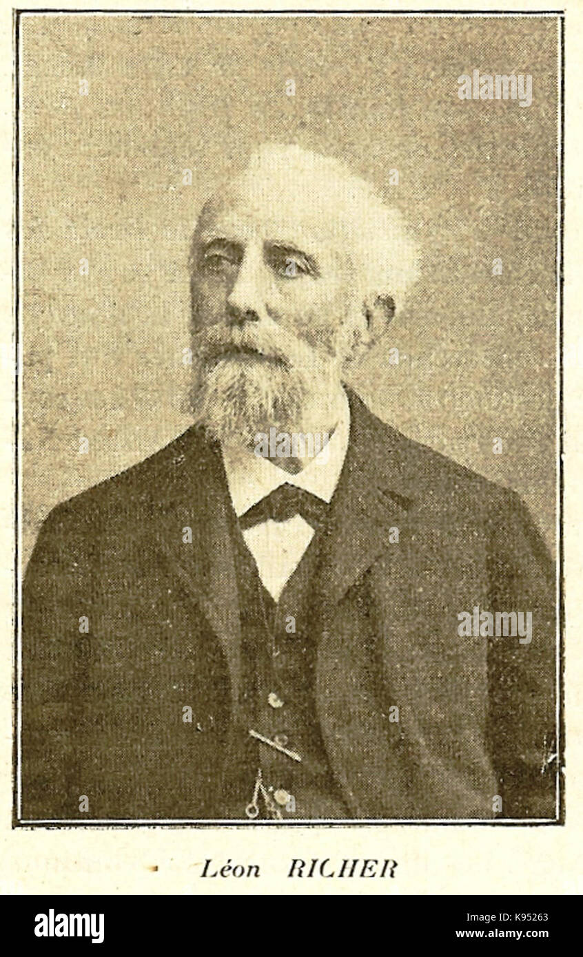 Leon Richer c. 1900 Stock Photo - Alamy