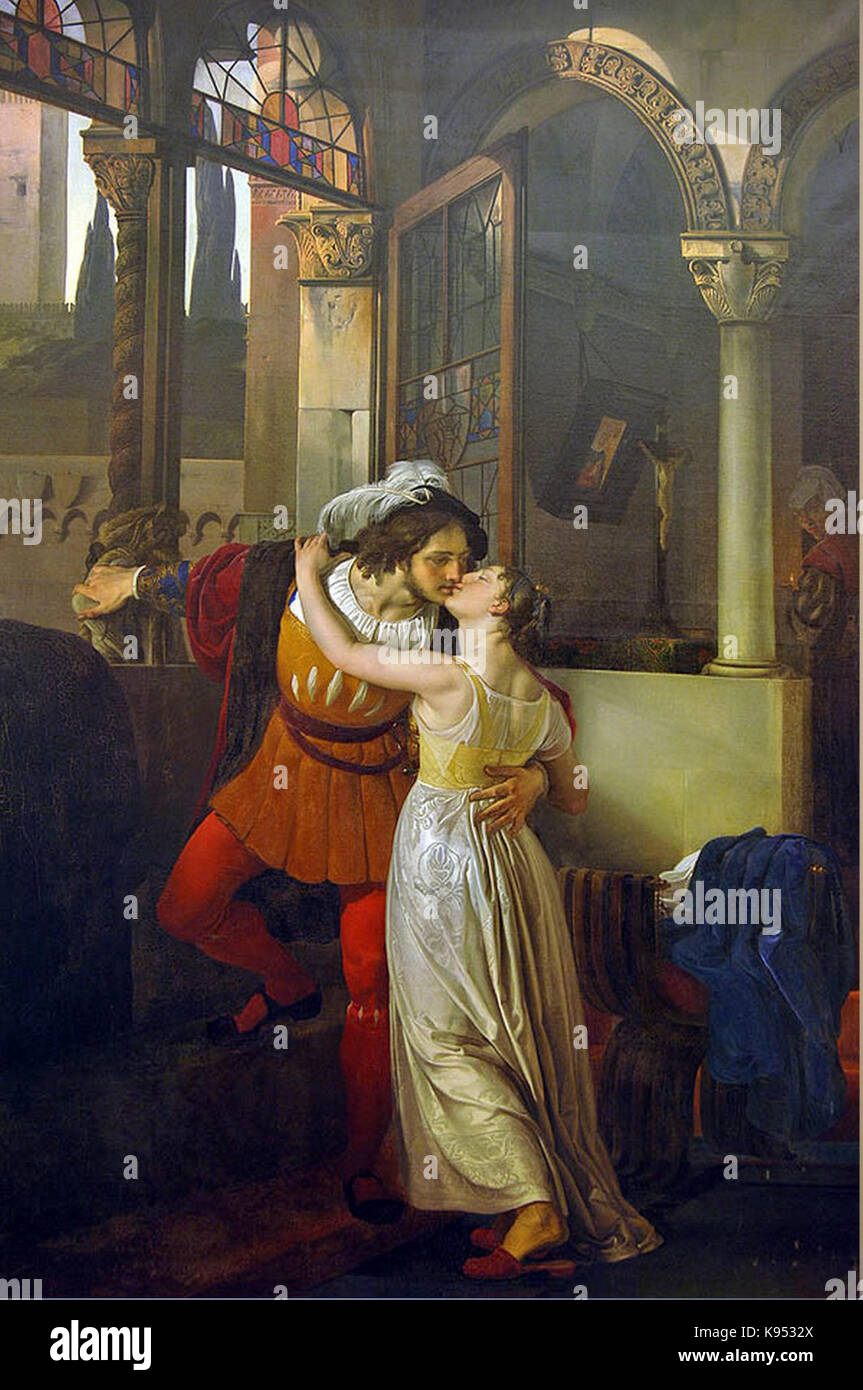 L'ultimo bacio di Giulietta e Romeo Stock Photo