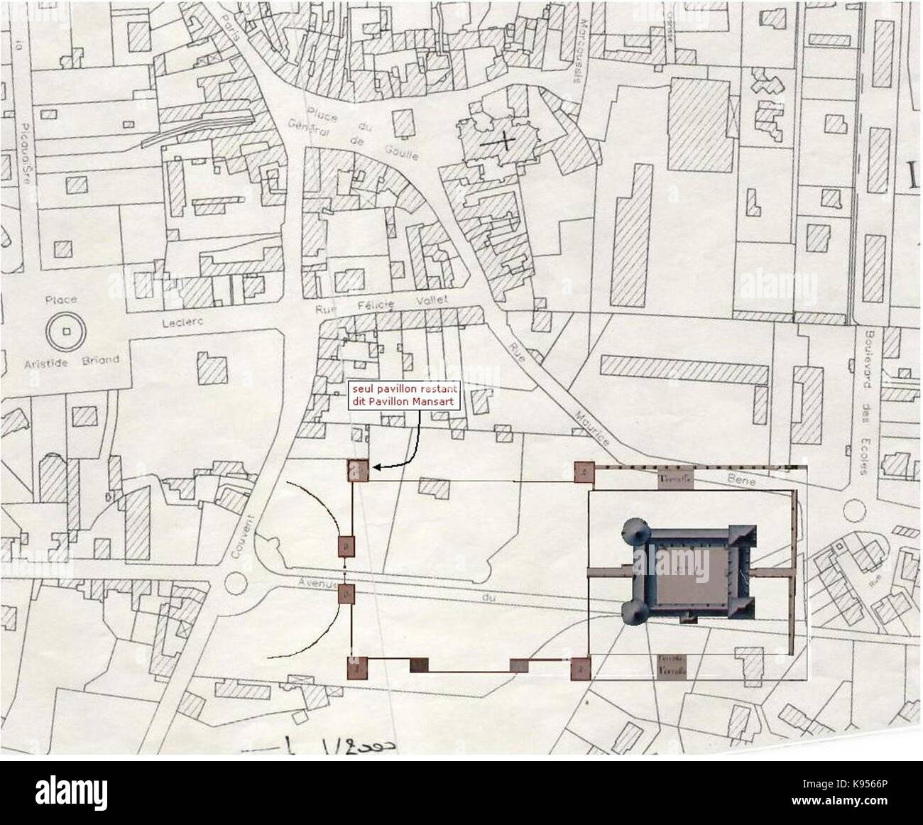 Limours ancien chateau Stock Photo Alamy