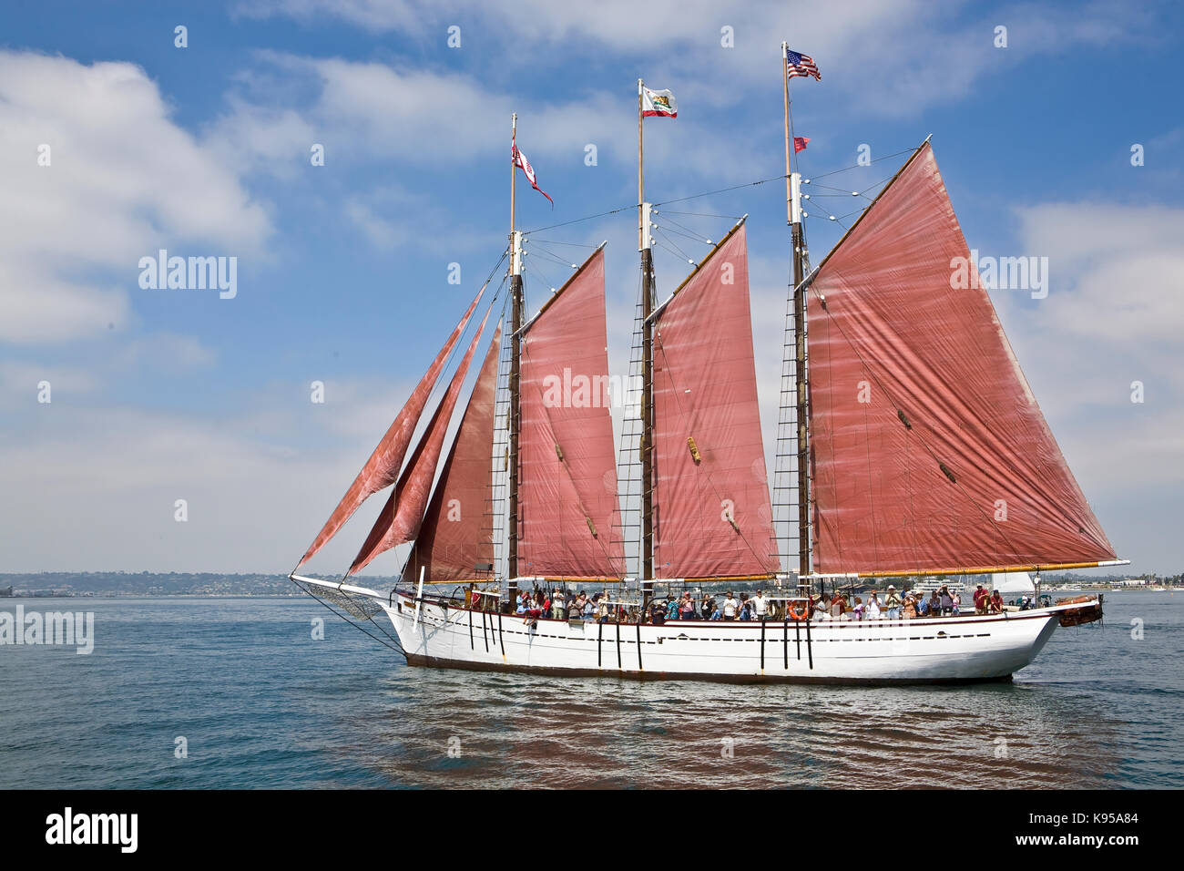 Tall Ship American Pride at the Festival of Sail in San Diego, CA US ...