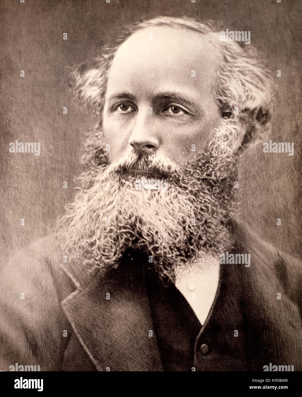 James Clerk Maxwell (Edinburgh, June 13, 1831 - Cambridge, November 5, 1879) mathematician and Scottish physicist. Stock Photo