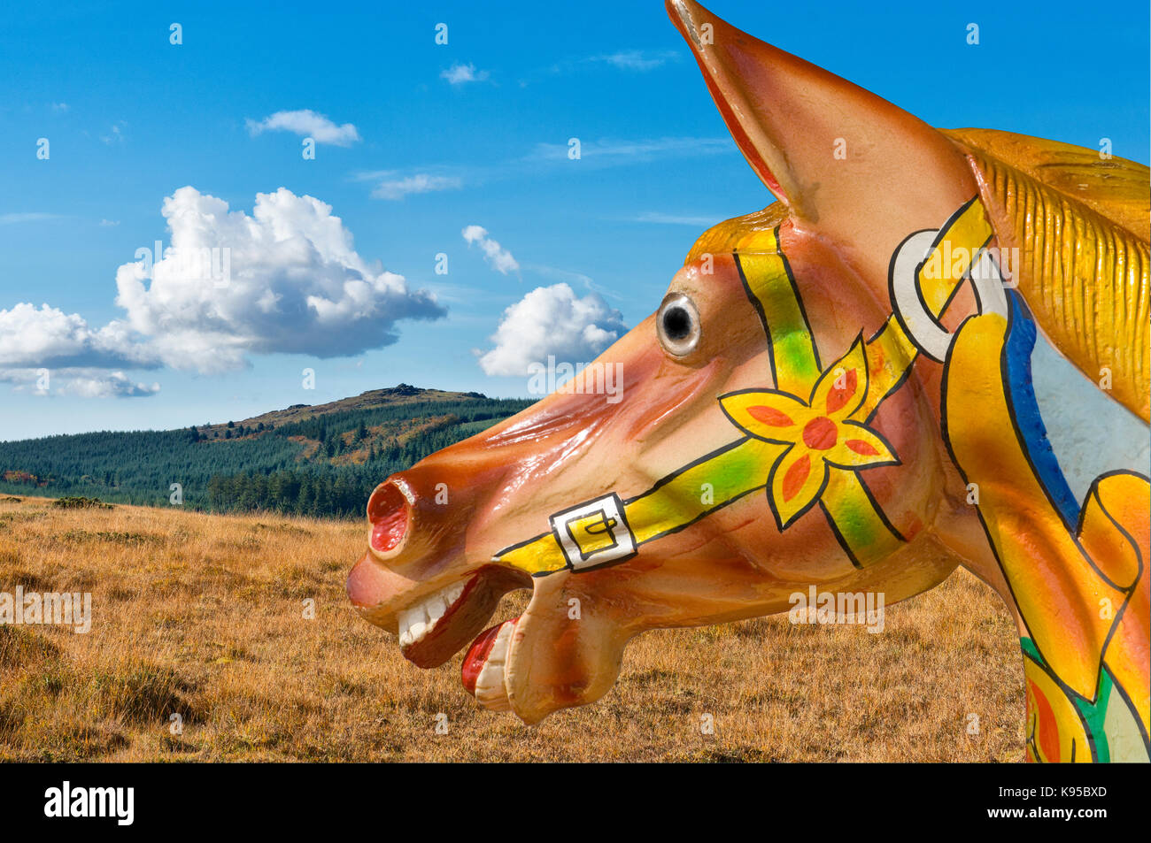 Painted wood horse hi-res stock photography and images - Alamy