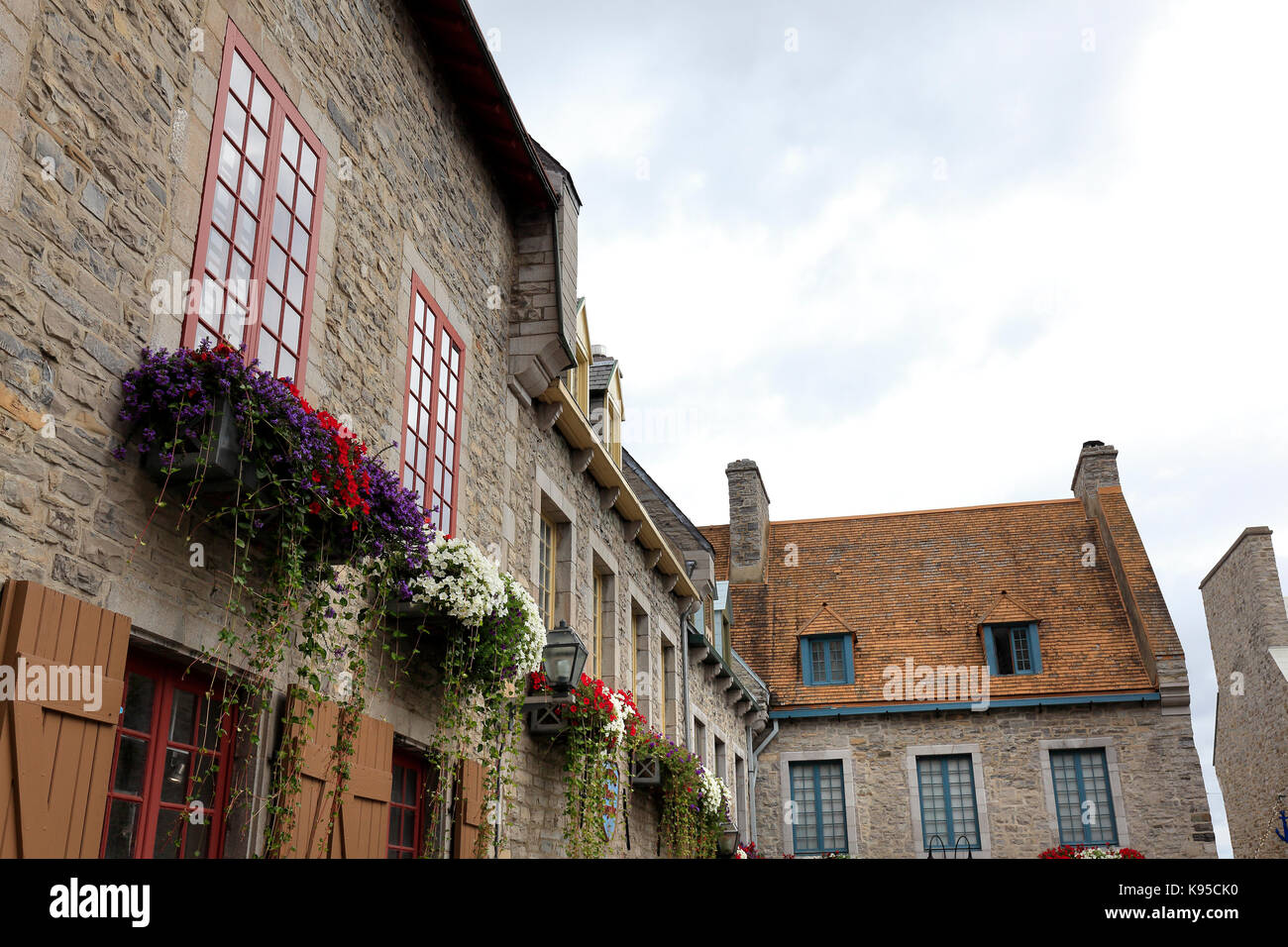 Houses in Old Quebec City, Canada Stock Photo Alamy