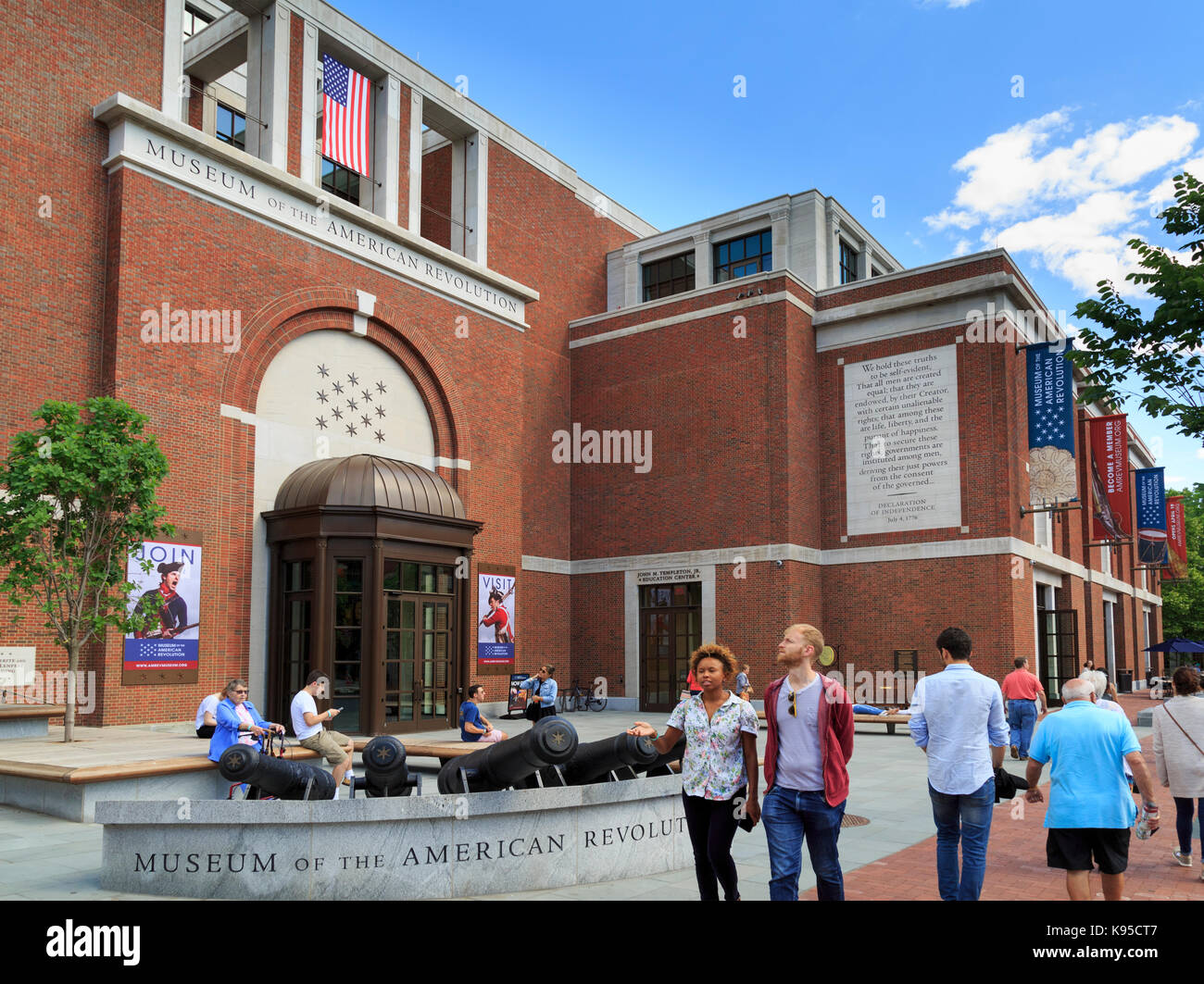 The Museum of the American Revolution, Opened 2017, Society Hill, Philadelphia, Pennsylvania, USA Stock Photo