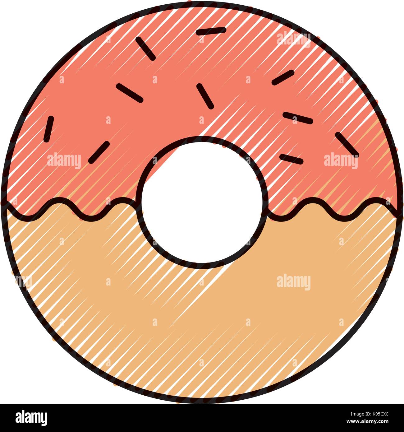 donut dessert pastry product food fresh Stock Vector Image & Art - Alamy