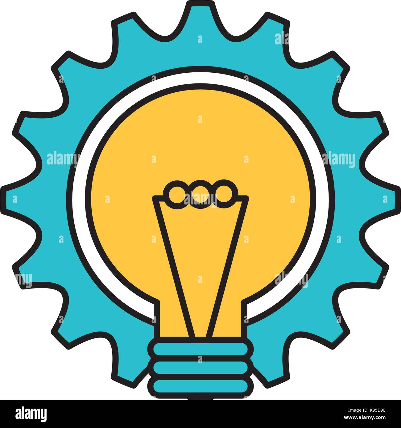 business creativity teamwork solution innovation concept Stock Vector ...