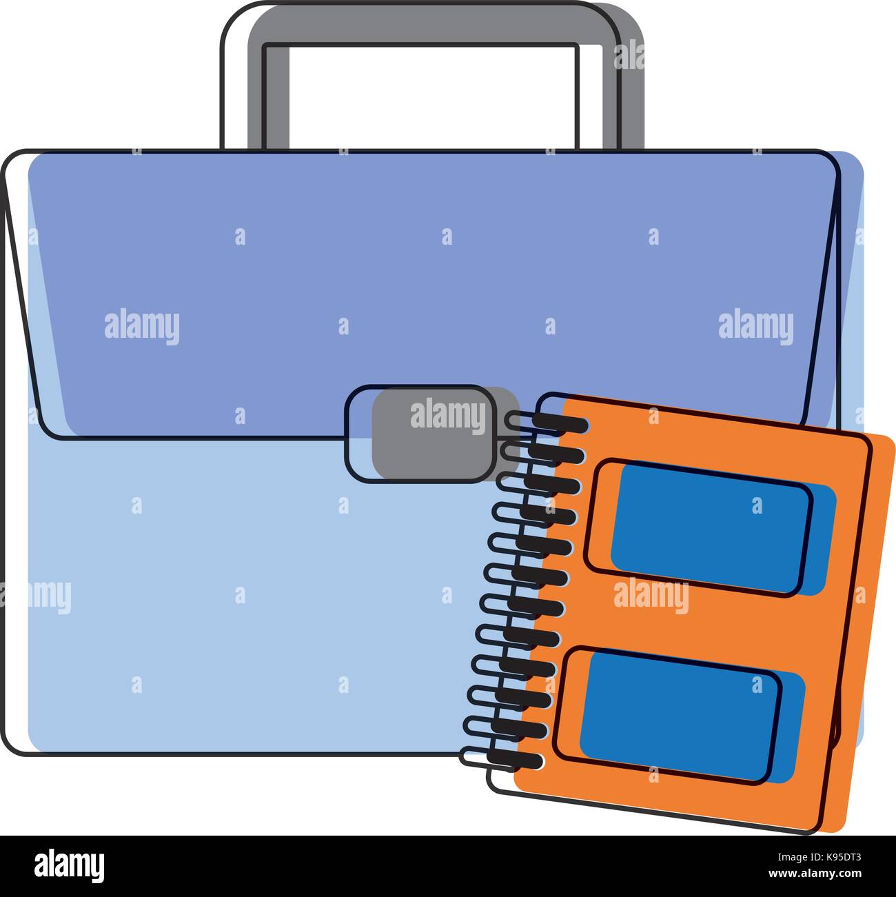 Vintage leather notebook Stock Vector Images - Alamy