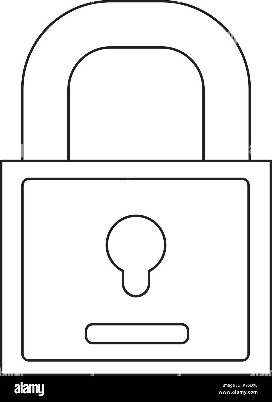 padlock icon image Stock Vector Image & Art - Alamy