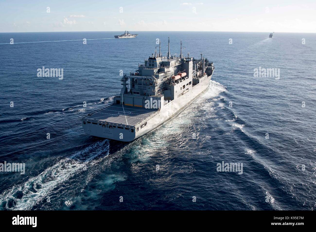 The dry cargo and ammunition ship USNS William McLean (T-AKE 12) Stock Photo