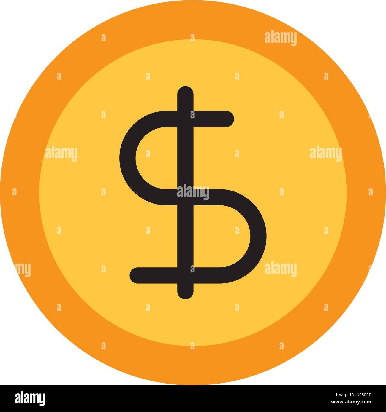 Business Coin Money Currrency Banking Stock Vector Image Art Alamy