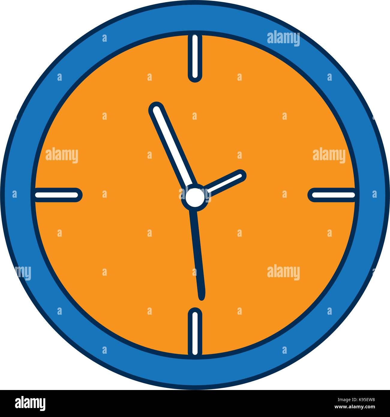 clock icon image Stock Vector Image & Art - Alamy