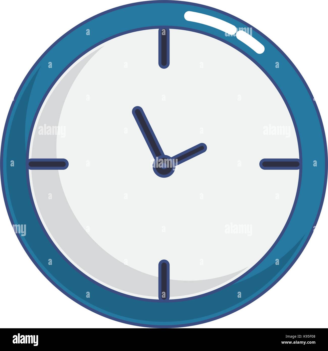 clock icon image Stock Vector Image & Art - Alamy