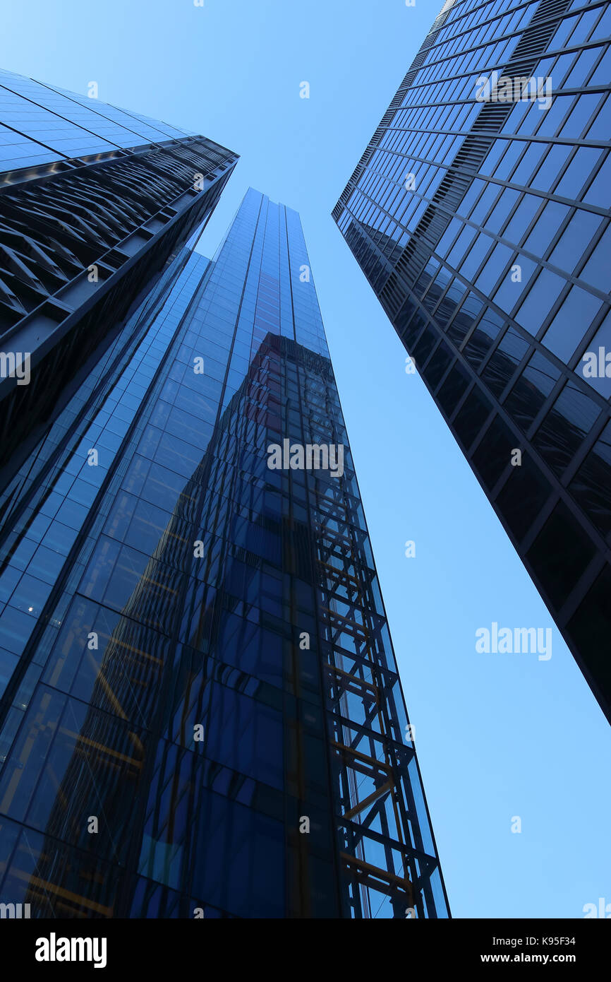 Modern office Buildings in the City of London Stock Photo