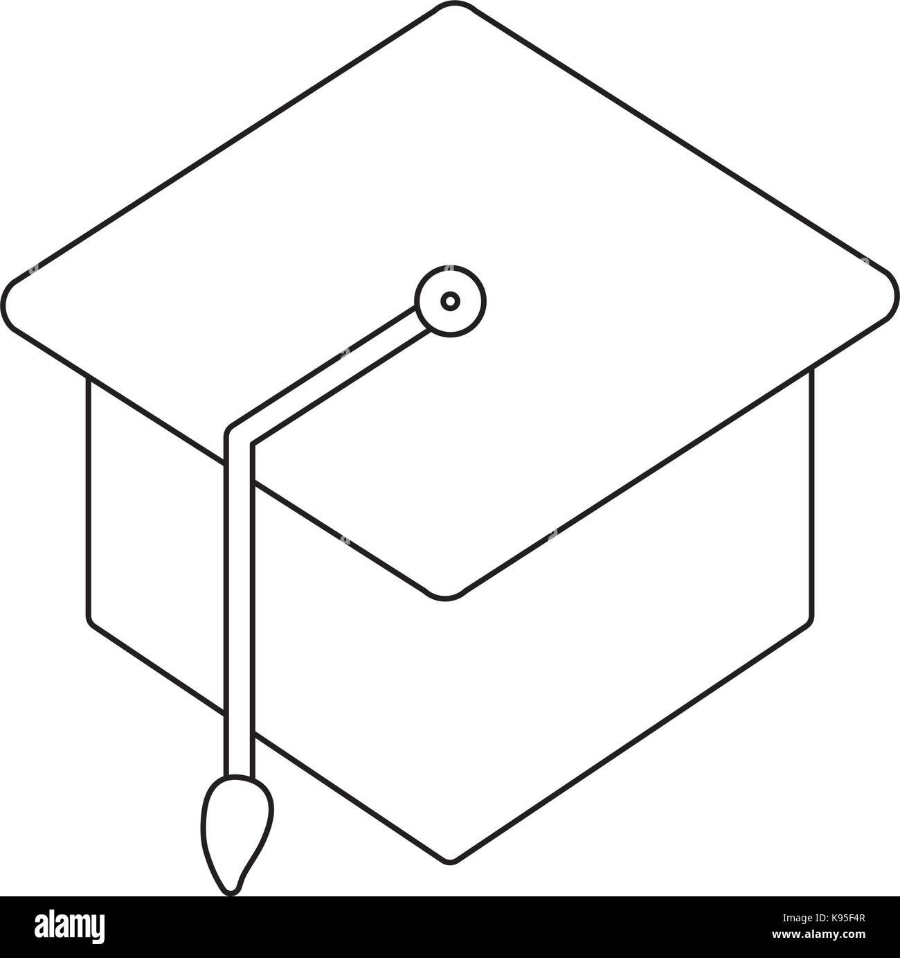 graduation cap icon Stock Vector Image & Art - Alamy