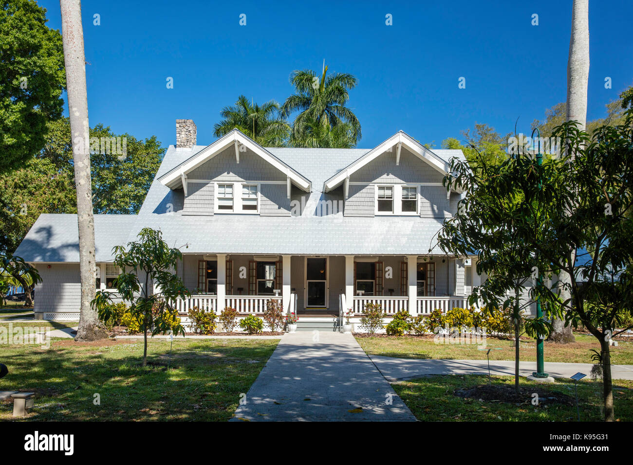 Winter home of Automaker Henry Ford, Ft Myers, Florida, USA Stock Photo