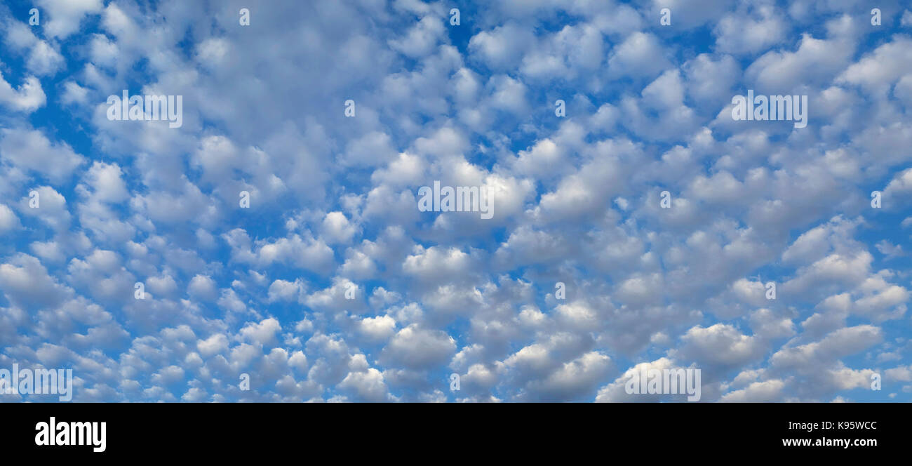 Blue sky with clouds panorama Stock Photo - Alamy