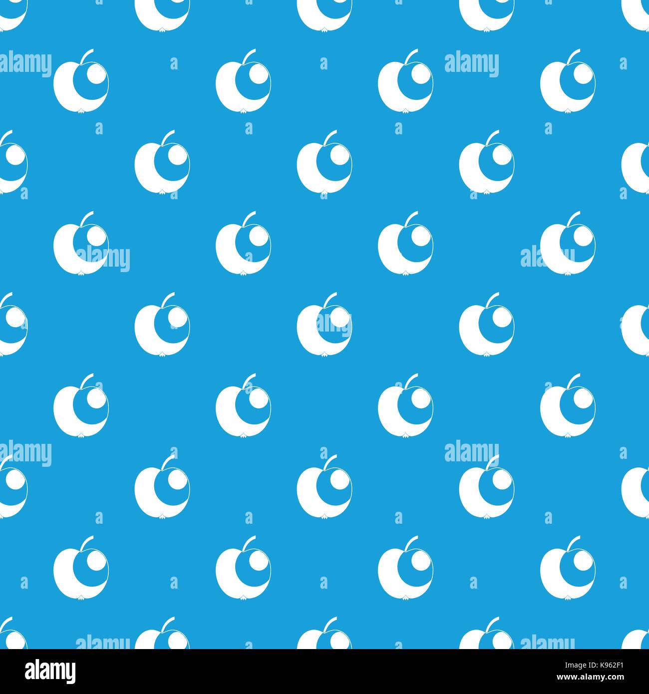 Apple pattern seamless blue Stock Vector Image & Art - Alamy