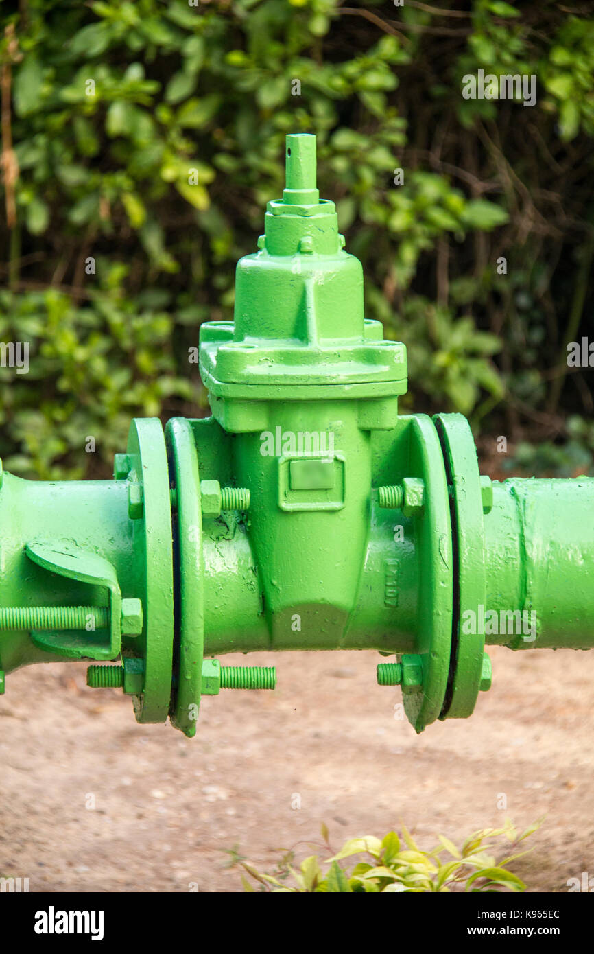 Water pipe and valve Stock Photo Alamy