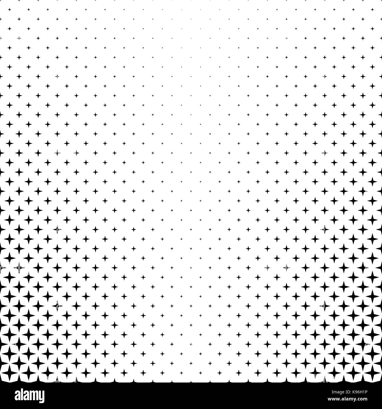 Monochrome star pattern - vector background graphic from geometric ...