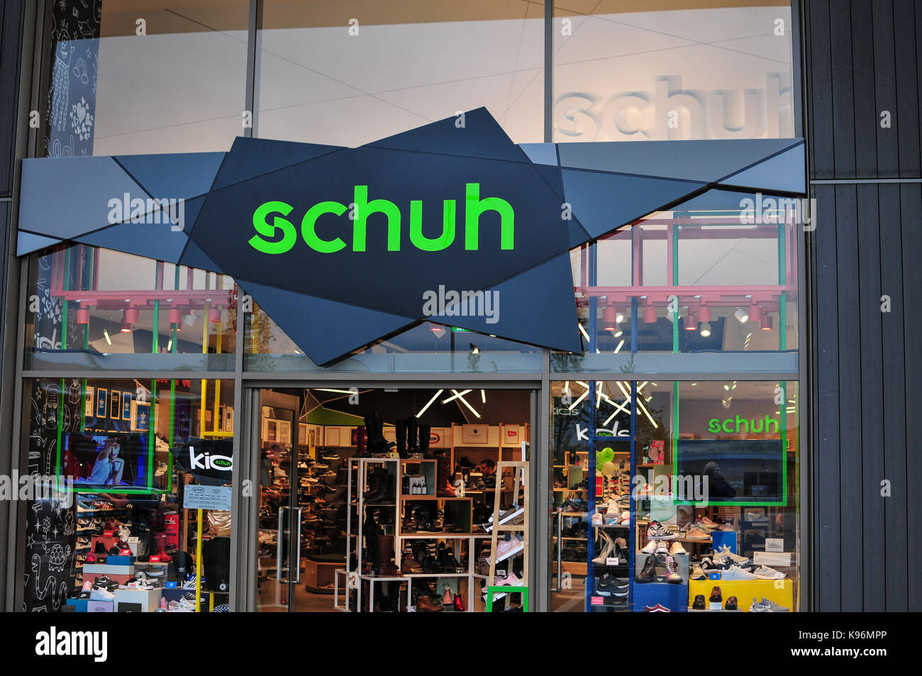 Schuh store at Rushden Lakes England Uk Stock Photo