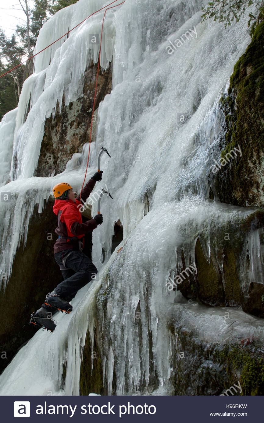 Ice Climbing New Hampshire Stock Photos & Ice Climbing New Hampshire Stock Images Alamy