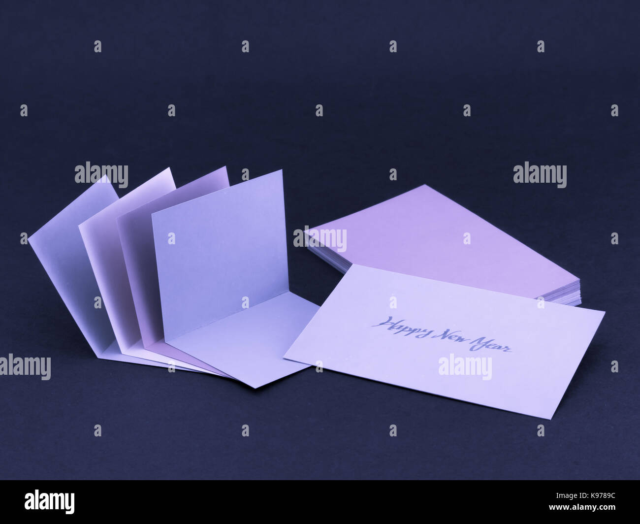 Message Card for Your Family and Friends; Happy Hew Year Stock Photo