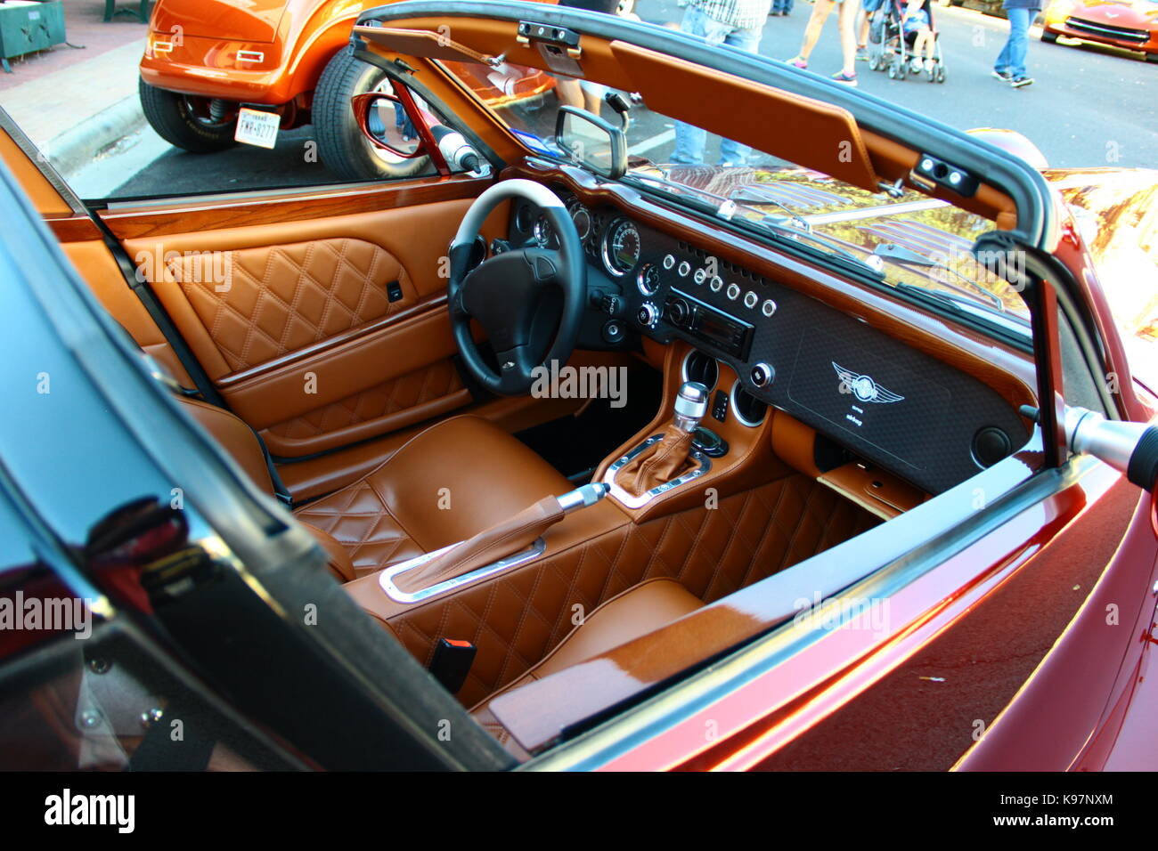 Vintage Car Show Stock Photo - Alamy