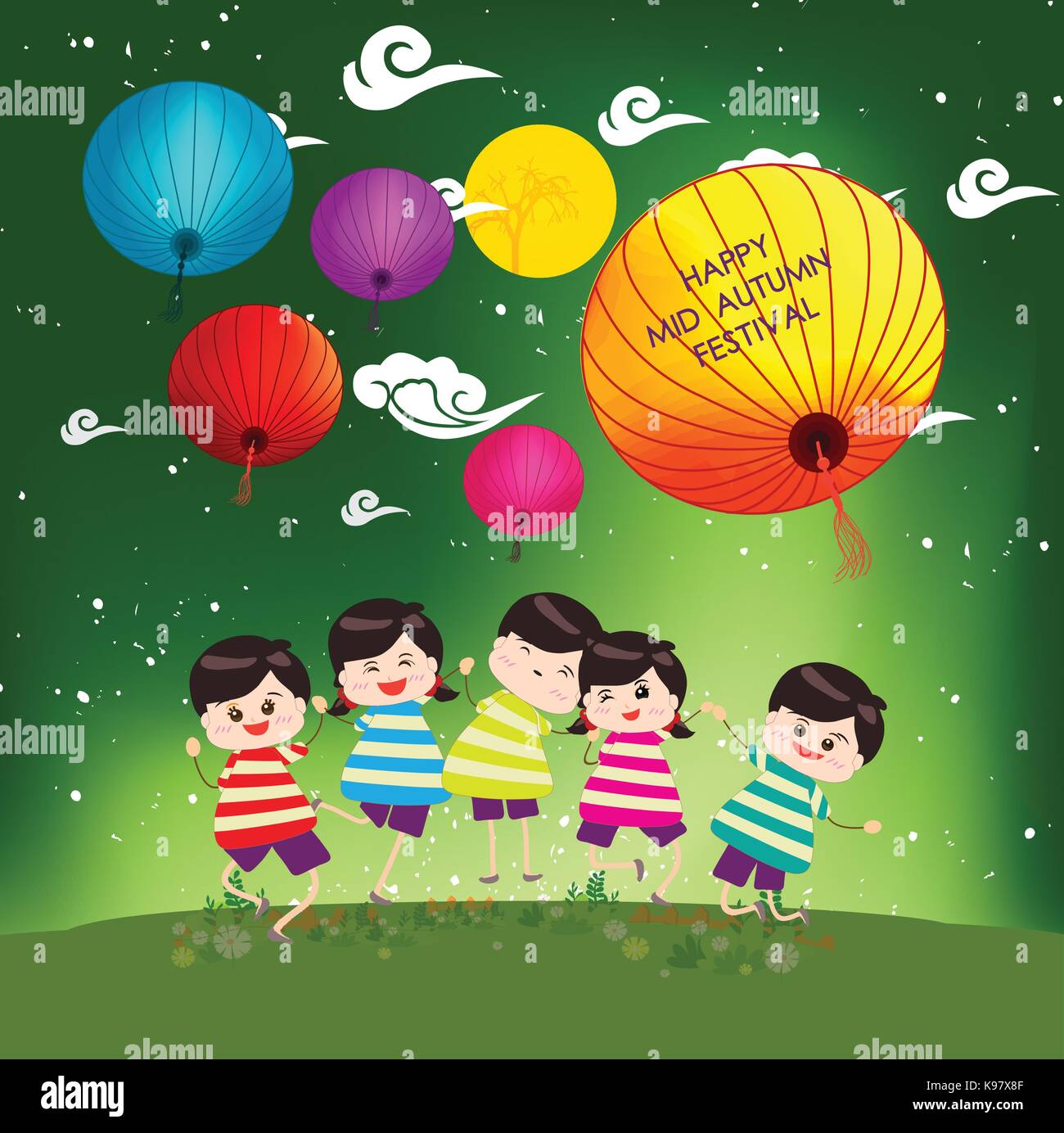 5,900+ Mid Autumn Festival Background Illustrations, Royalty-Free Vector  Graphics & Clip Art - iStock