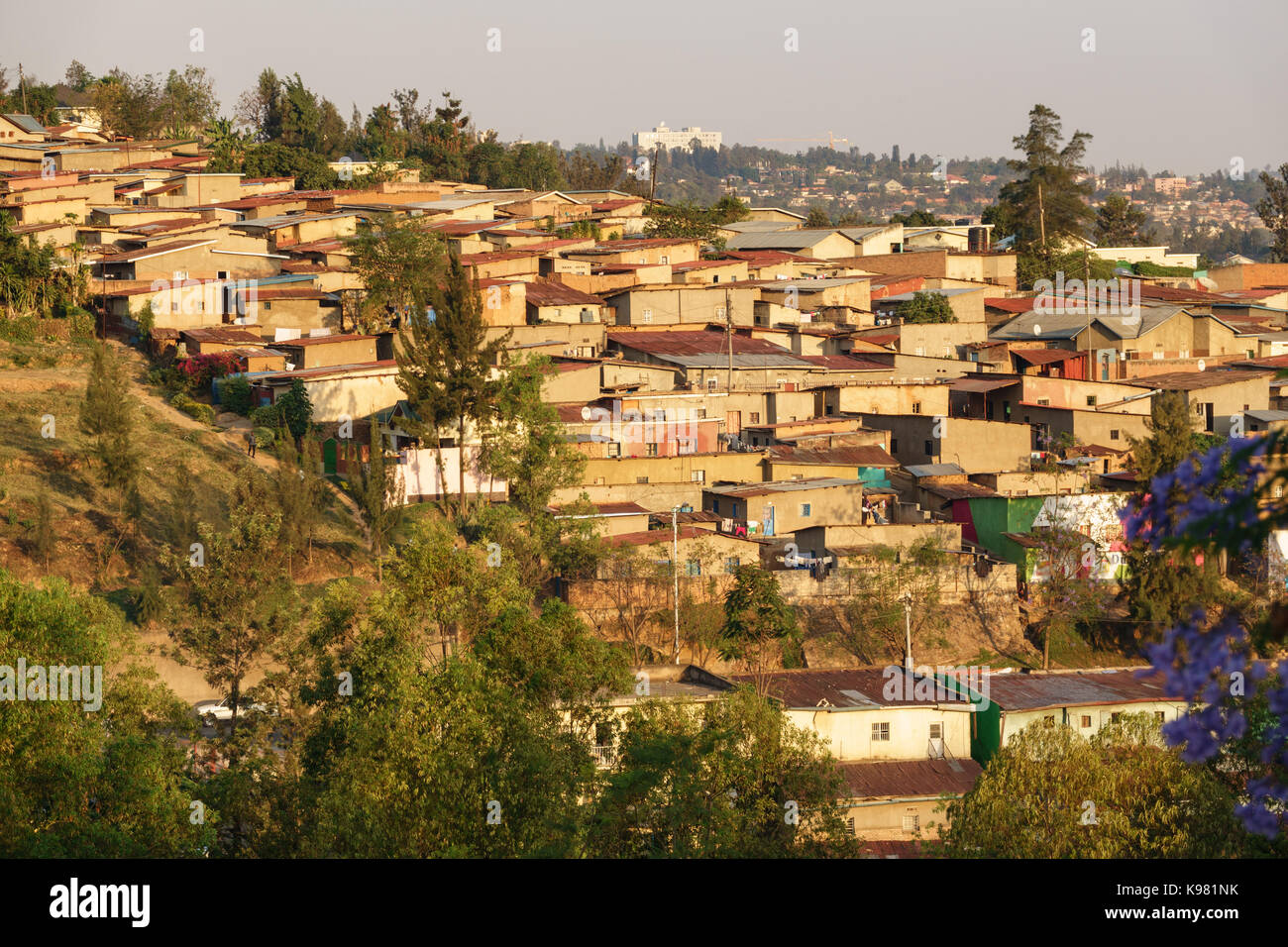 Kigali houses in Rwanda Stock Photo Alamy