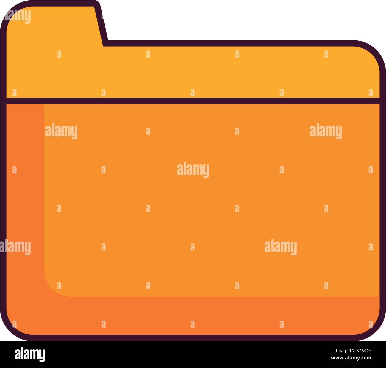 document folder icon Stock Vector Image & Art - Alamy