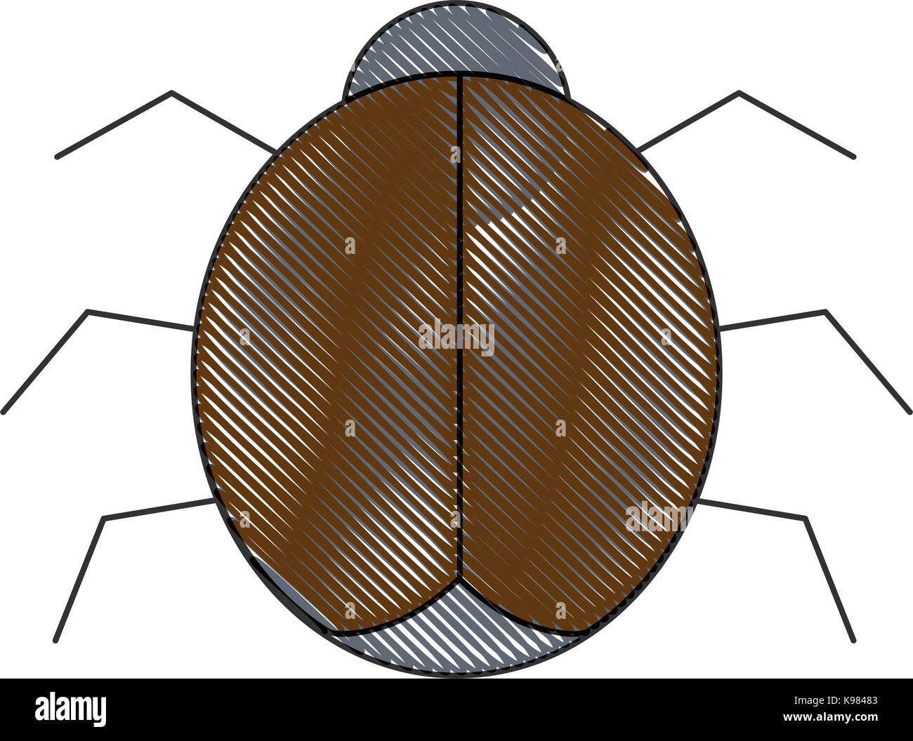 Bed bugs infestation Stock Vector Images - Alamy