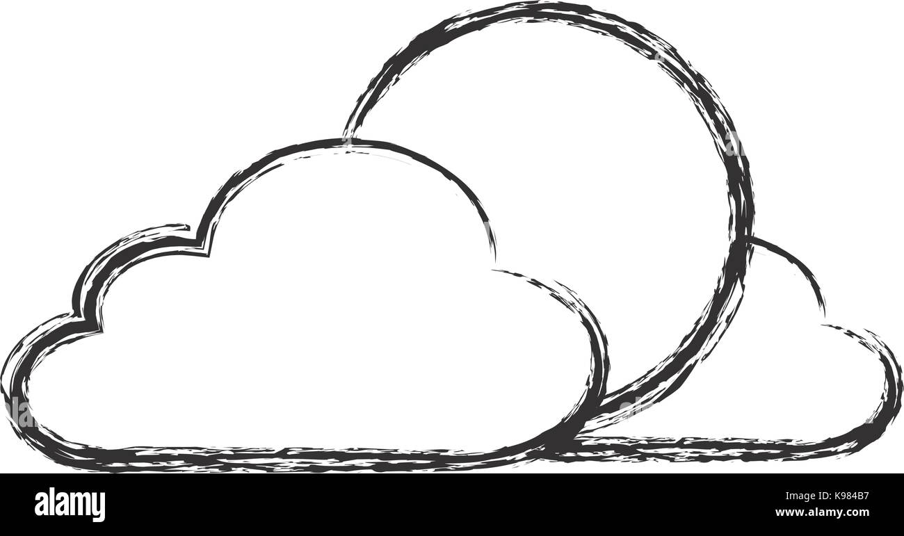 cloud and sun icon Stock Vector Image & Art - Alamy