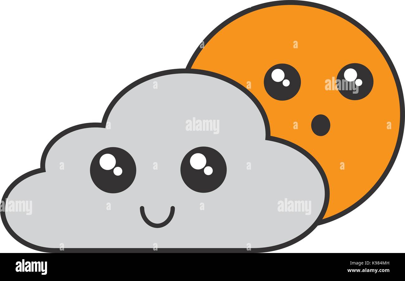 cloud and sun icon Stock Vector Image & Art - Alamy
