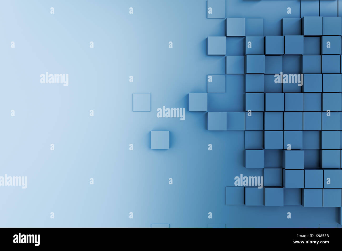 3d rendering of abstract cubes background Stock Photo - Alamy