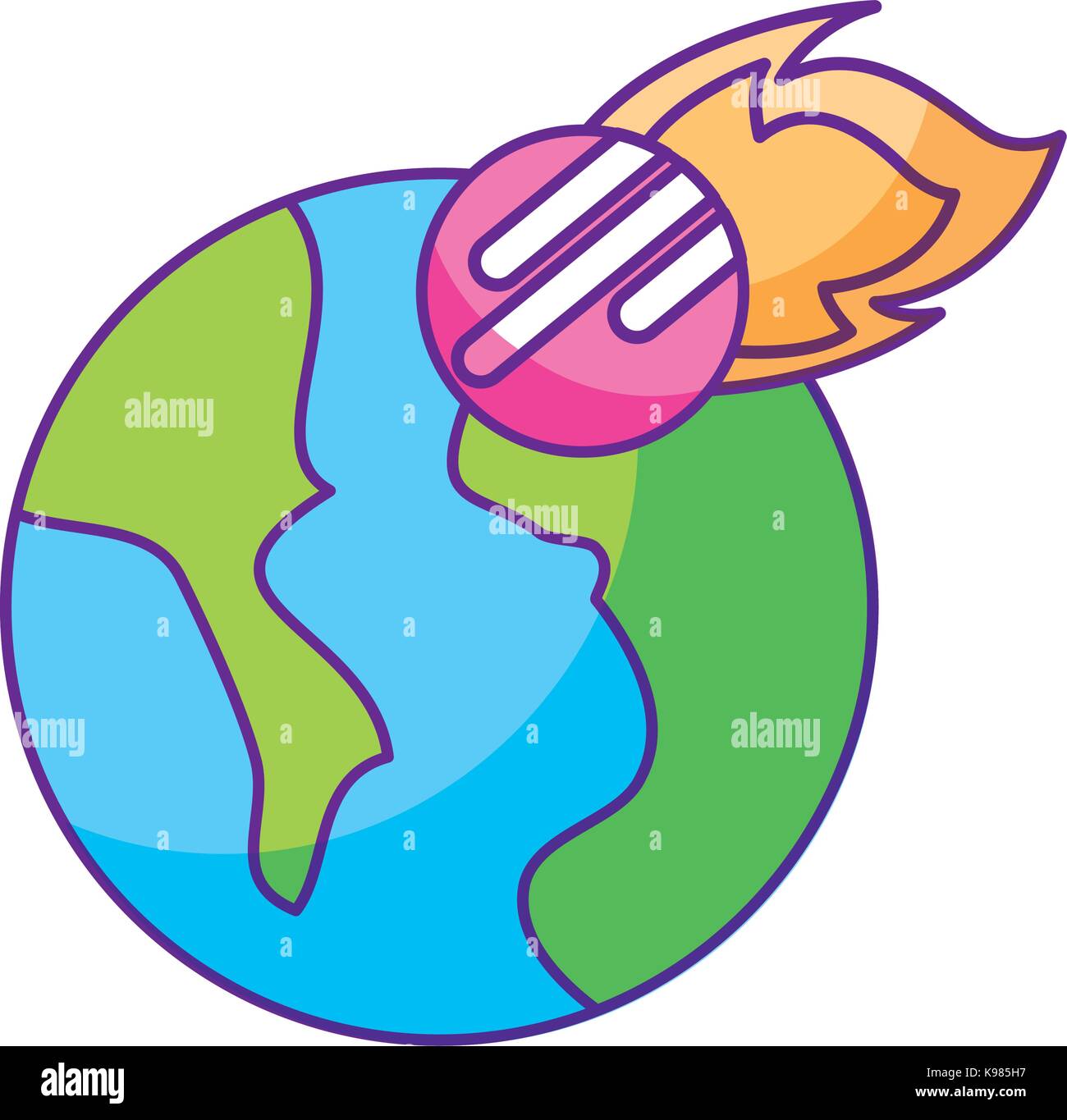 universe planet earth space Stock Vector Image & Art - Alamy