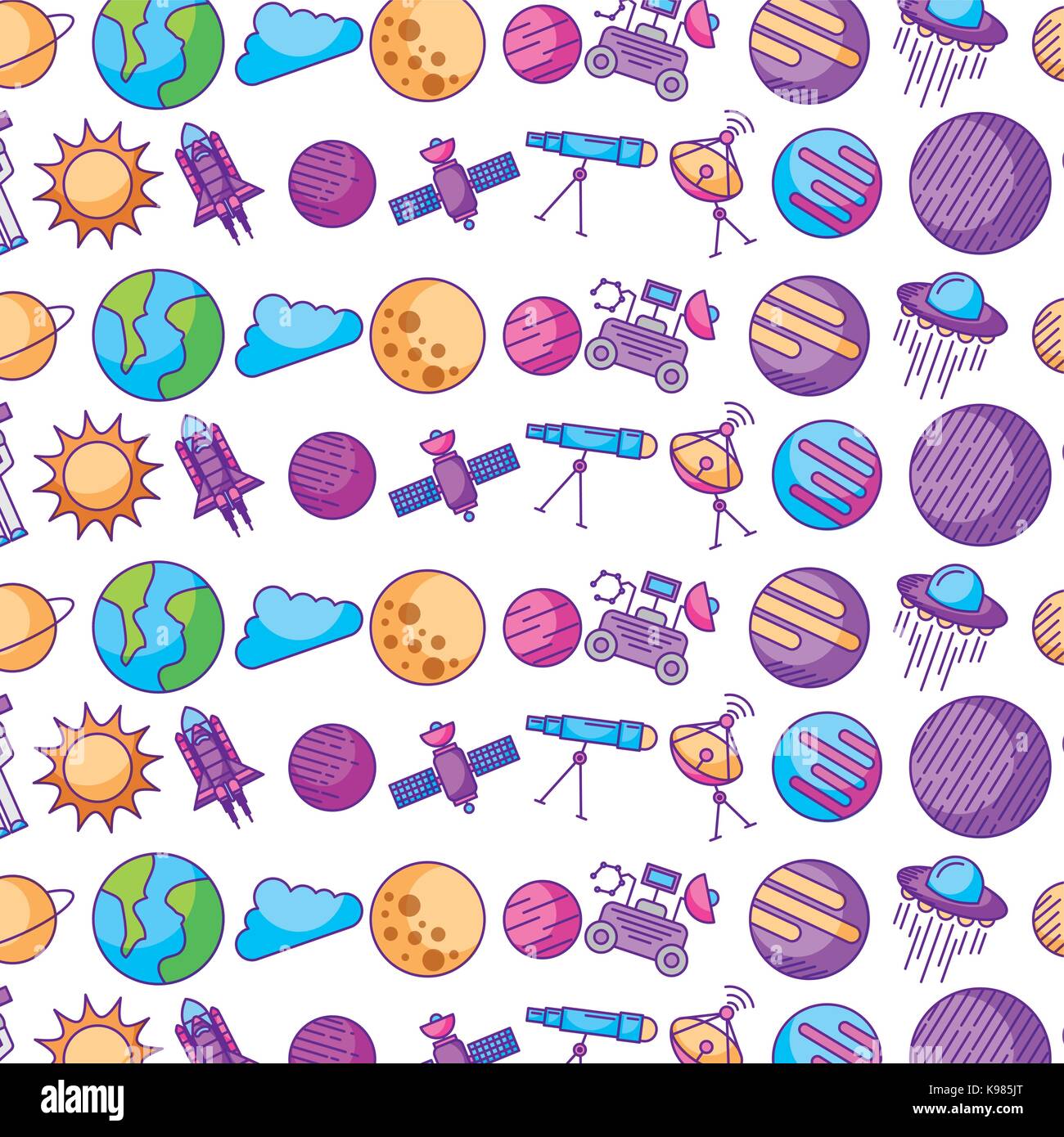 universe planet earth space Stock Vector Image & Art - Alamy