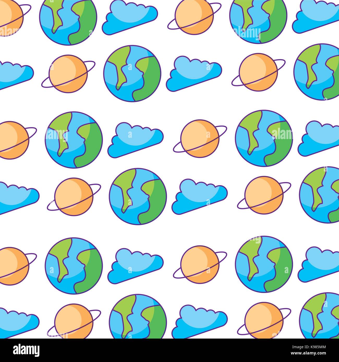 universe planet earth space Stock Vector Image & Art - Alamy