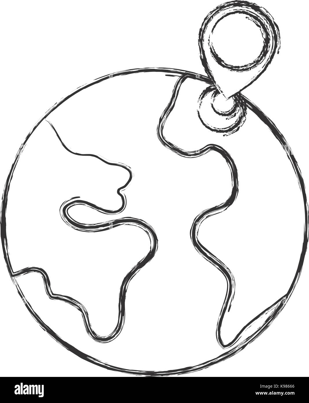 Planet Earth Black and White Stock Photos & Images - Alamy