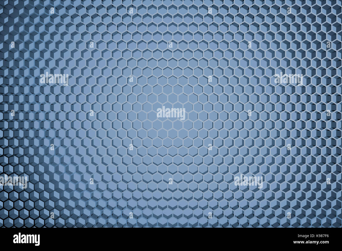 3d rendering of abstract hexagon background Stock Photo - Alamy