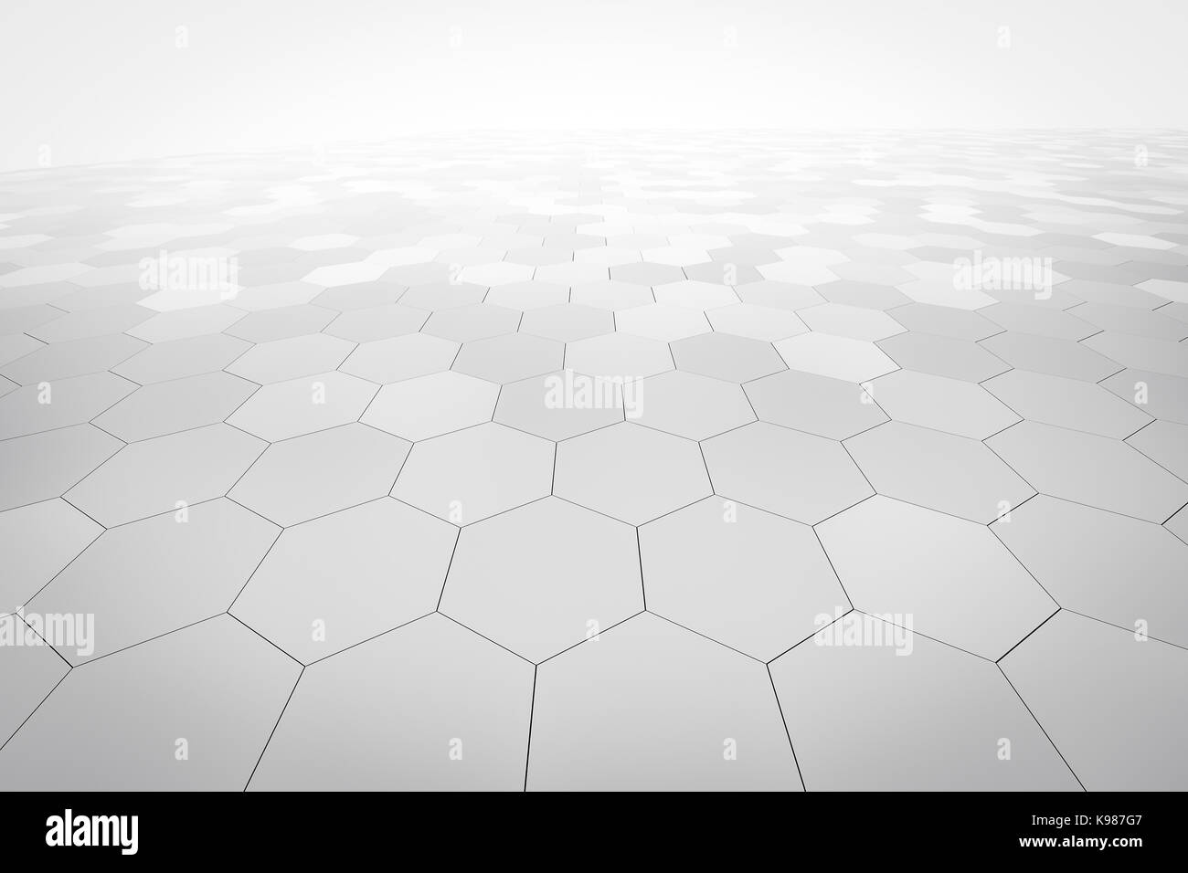 3d rendering of abstract hexagon background Stock Photo - Alamy