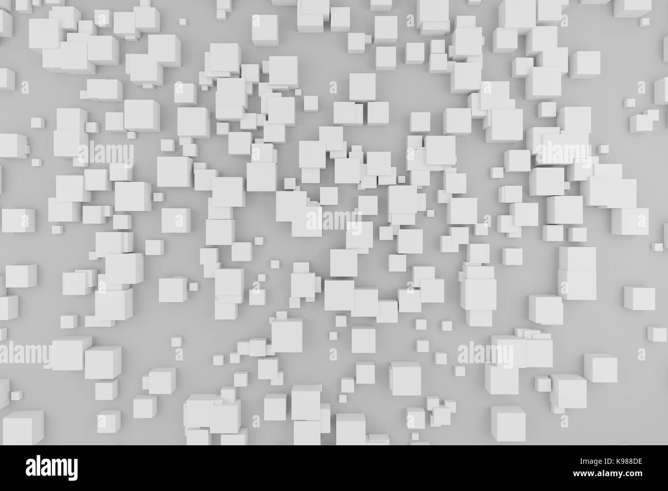3d rendering of abstract cubes background Stock Photo - Alamy