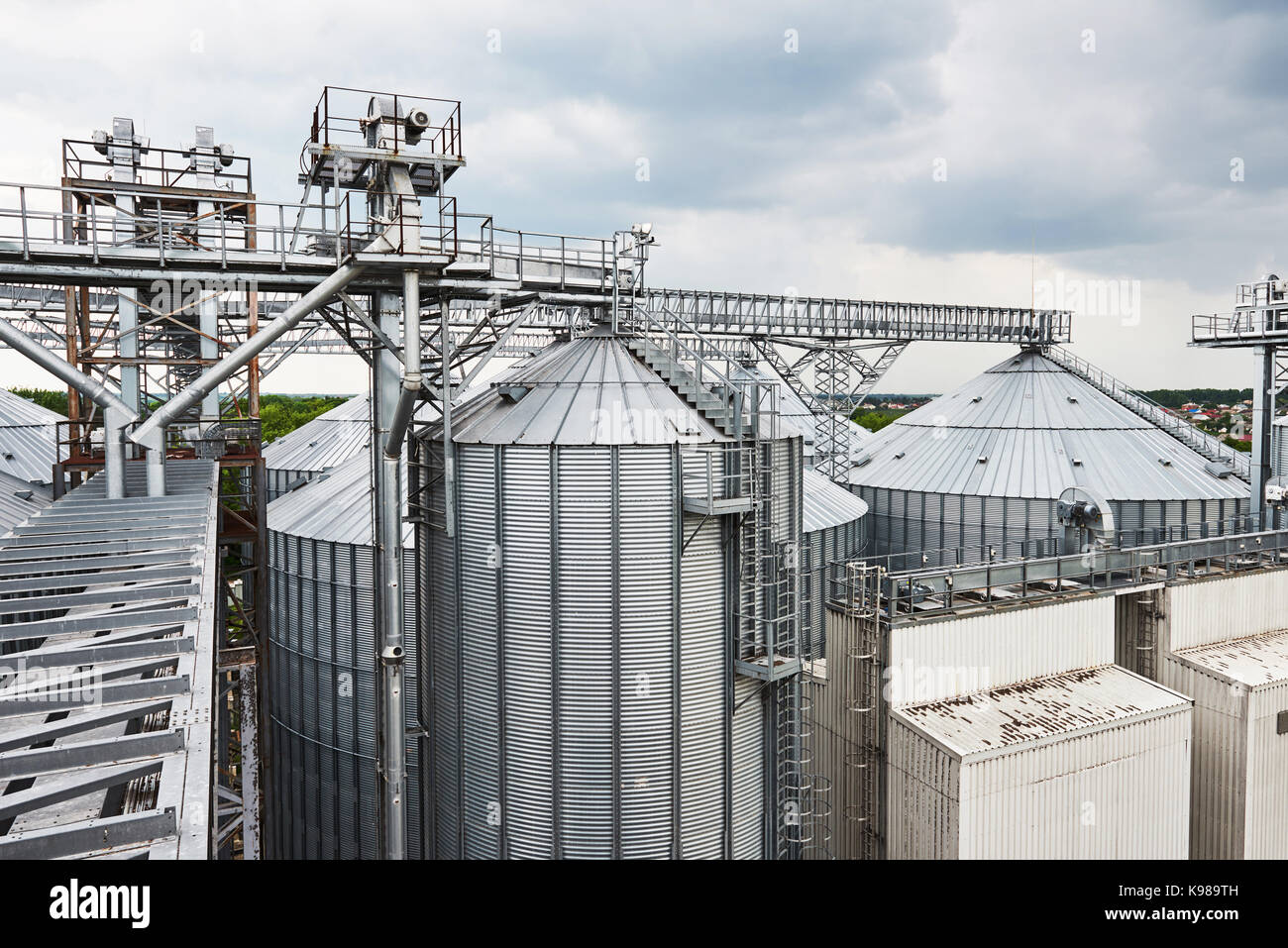 Agricultural Silo Building Exterior, Storage and drying of grains