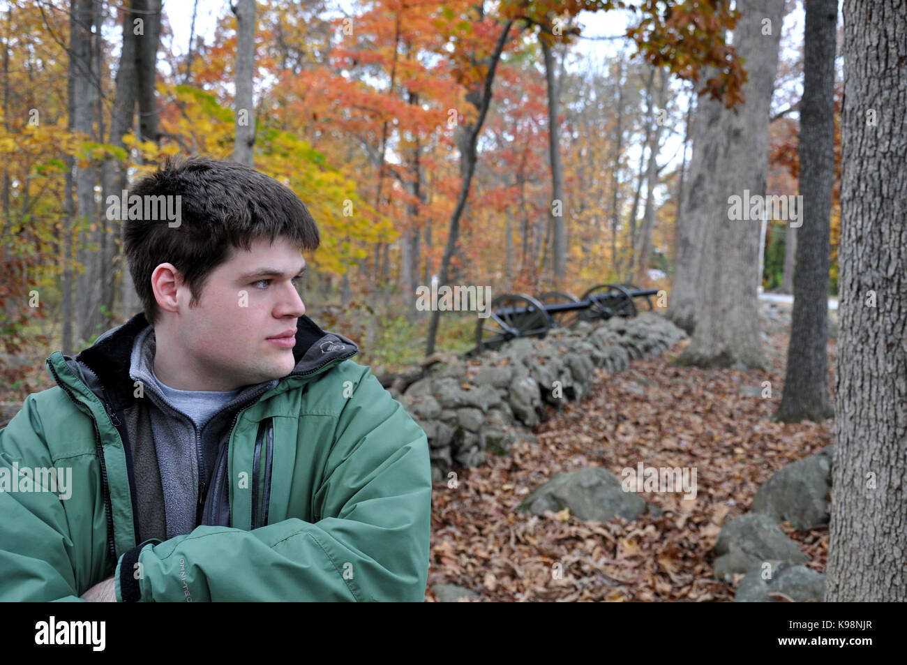 Fall foliage seminary ridge gettysburg hires stock photography and