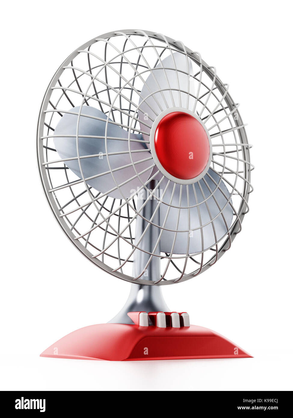 Ventilator isolated on white background. 3D illustration Stock Photo