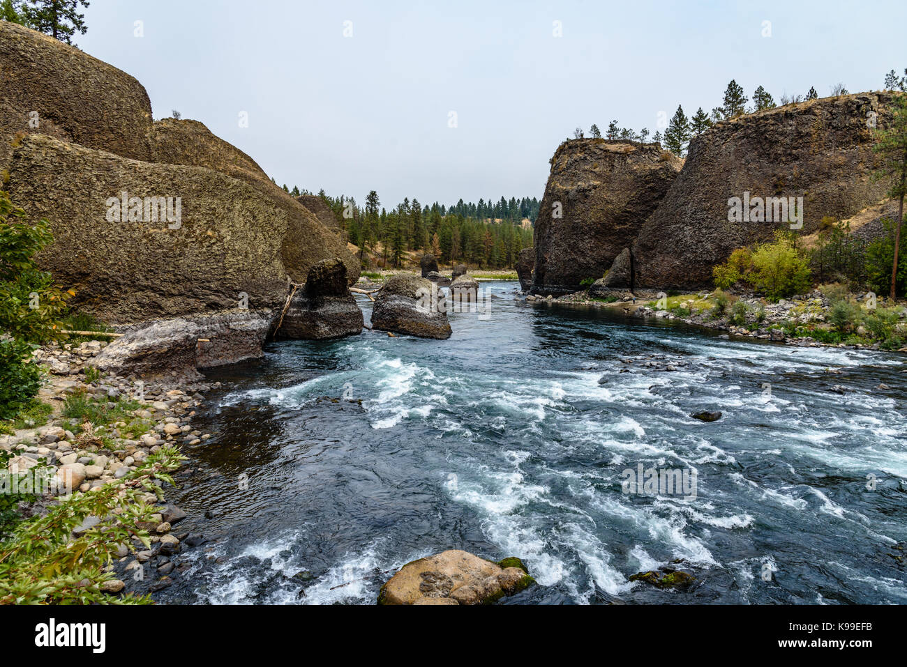 Nine mile falls washington hi-res stock photography and