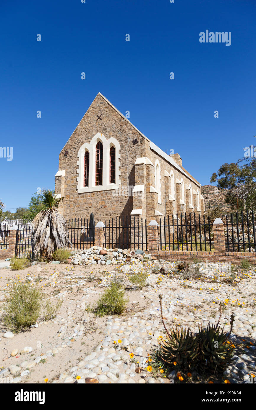 Klipkirk (stone church), Springbok, Northern Cape, South Africa. Built 1921 Stock Photo