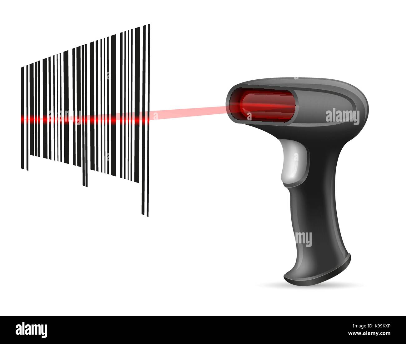 barcode scanner stock vector illustration isolated on white background Stock Vector
